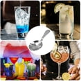 thumbnail image 5 of Vjnyvs Bartender Ice Strainer Stainless Steel Ice Spoon Filter Shell Shape Strainer Cocktail Strainer Professional Ice Cube Filter Spoon Home Kitchen Barware, 5 of 7