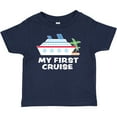 thumbnail image 3 of Inktastic My First Cruise with Cruise Ship and Palm Trees Boys or Girls Baby T-Shirt, 3 of 5