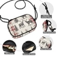 thumbnail image 3 of FORMRS Mini Crossbody Bag for Women Adjustable Rope Shoulder Casual Phone Purse, Beige Deer, 3 of 7