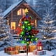 thumbnail image 5 of Adornos navideños, adornos navideños, regalos navideños, luz solar para decoración navideña, luz LED para árbol de Navidad, luz enchufable para decoración de jardín al aire libre, lámpara de pie., 5 of 9