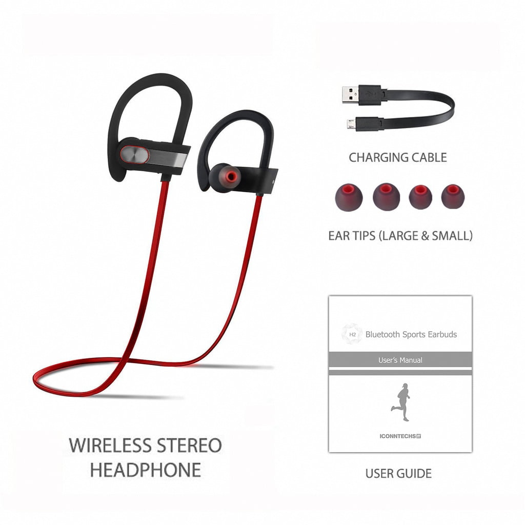 Bluetooth 4.1 Sport In Ear Headset Earphone Headphone For iPhone Samsung 5V 