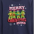 thumbnail image 3 of Teenage Muntant Ninja Turtles - Merry Christmas Dude - Toddler And Youth Long Sleeve Graphic T-Shirt, 3 of 5