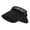 Black, variant on Wide Brim Straw Sun Visor for Women, Lace Hollow Out Headband, UV Protection Beach Hat, 1 Piece, One Size