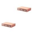 thumbnail image 1 of braveheart Efficient Desktop Storage Organizer - Workspace With Ease Convenient Drawer Storage Organizer pink 3 drawer 2Set, 1 of 6