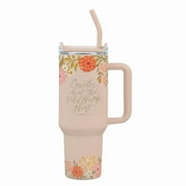 Christian Art Gifts Large Stainless Steel Insulated Travel Mug Tumbler for Women: Wildflowers Grow Inspirational Scriptu, (Hardcover)