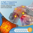 thumbnail image 2 of Flaremore Heated Shoulder Brace Wrap,Electric Shoulder Heating Pad Massager ,Rechargeable Cordless Shoulder Massager with 5 Heat Levels & 4 Motors for Men Women,Heated Shoulder Massage for Relax,Gray, 2 of 9