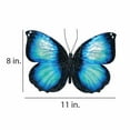 thumbnail image 3 of Eangee Home Design Butterfly Wall Decor Blue And Black, Capiz and Metal, Indoor / Outdoor Safe, 11x1x8 Inches, 3 of 5