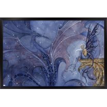 Amy Brown - Dream Dragon Wall Poster, 22.375" x 34" Framed