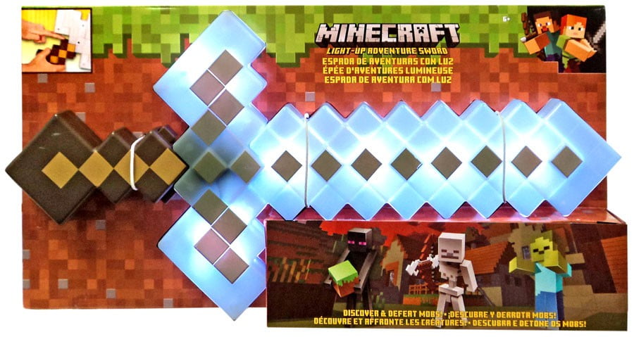 minecraft sword toy light up