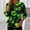 004 Multicolor, variant on St. Patrick's Day Sweatshirt Women Half Zipper Pullover Irish Shamrock Graphic Sweater Tops Casual Long Sleeve Shirts