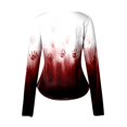 thumbnail image 5 of Women's Long Sleeve Basic T Shirts Tees Halloween Print T-Shirt Tops, 5 of 5