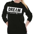 thumbnail image 5 of Dream Never Stop Inspiring Dreamer Women's Long Sleeve T Shirt Brisco Brands S, 5 of 5