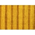 thumbnail image 1 of Ahgly Company Machine Washable Indoor Rectangle Abstract Yellow Modern Area Rugs, 7' x 9', 1 of 4