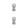 thumbnail image 2 of Guardoinrt Multifunctional Planter Pot With Unique Sturdy And Durable Resin Succulent Planter Face Flower Pot Face Planters white 2Set, 2 of 6