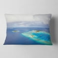 thumbnail image 2 of Designart 12" x 20" Blue Polyester Throw Pillow, 2 of 5