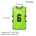 thumbnail image 1 of 12 PCS Adultos Pinnies de fútbol de Secado ráspido Jerseys deportes scrimmage Equipo de fútbol atrenamiento de baberos, 1 of 7