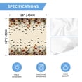 thumbnail image 4 of Sm:)e Ghost Bat Pumpkin Halloween Cloth Napkins Set of 6 Reusable Napkins, Washable Table Napkin for Holiday Party 18"x18", 4 of 8