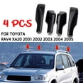 thumbnail image 3 of Phyun 4Pcs Black Car Roof Rack Cover Rail End Shell For Toyota RAV4 XA20 2001-2005, 3 of 5
