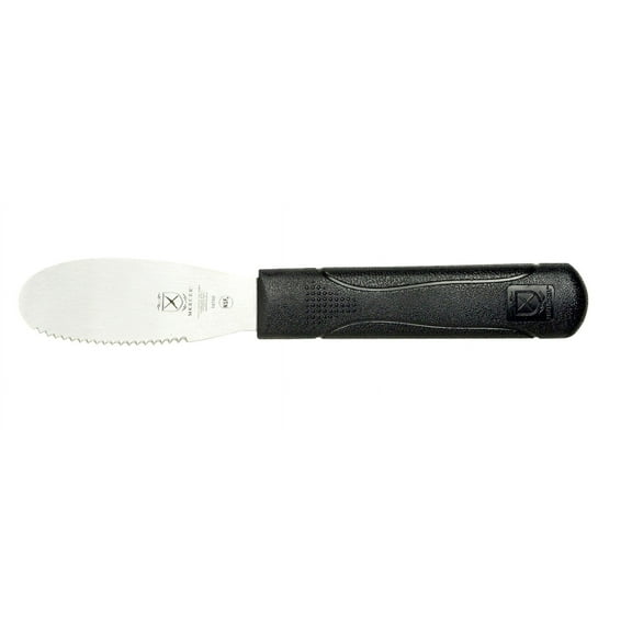Mercer Cutlery Spreader,8 1/2 in L,Black Handle M18780
