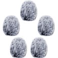 thumbnail image 1 of Xianyou-Muff (Chat Mort) pour Microphone lavalier à Revers, Pare-Vent Extérieur pour Mini Micro à Clipser, Multi-Couleur Lot de 9 (Housse à Fourrure, Lot de 5), 1 of 4