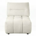 thumbnail image 5 of Beige Linen Modular Sectional with Chaise and Ottoman Modular, 5 of 11
