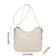 thumbnail image 3 of Bolso Cruzado Retro para Mujer | Bolso Vintage de Cuero PU para Mujer | Gran Capacidad | Correa Ajustable | Bolso Multifuncional Tipo Tote | 23x19.5x7 cm | Beige, Negro, Caqui, Café, 3 of 7