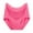 Watermelon Red, variant on Diufon Women's Underwear Cotton High Waist Full Coverage Plus Size Briefs Breathable Soft Solid Color Panties