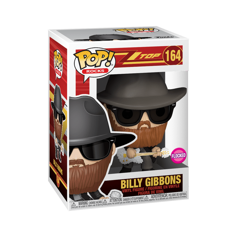 Funko POP! Rocks: ZZ Top - Billy Gibbons (Flocked) - Walmart.com