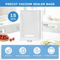 thumbnail image 2 of Mainstays Pre-Cut Vacuum Seal Bags, 1 Gallon , 15 Count , Clear, 2 of 6