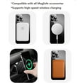 thumbnail image 6 of Magnetic Case for iPhone 15 Pro Max Case Clear Compatible with MagSafe Built-in Camera Lens Protector Soft Slim Shockproof Phone Case Cover for iPhone 15 Pro Max 6.7" - Black, 6 of 14