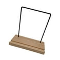 thumbnail image 4 of Milaget CD Display Rack Stand Organizer Wood Vinyls Records Storage Organizer for CD Light Brown, 4 of 9