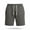 Dark Gray, variant on Men's Athletic Shorts Cotton Elastic Drawstring Belt Gym Shorts with Pockets Lightweight Comfort Summer Outdoor Hiking Workout Shorts S-2XL