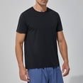 thumbnail image 5 of NIEWTR Men's T Shirt Short Sleeve Crew Neck T-Shirt Casual Summer Classic Basic Tee Shirts（Black,3XL), 5 of 8