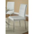 thumbnail image 2 of Bowery Hill 38.5"H Faux Leather-Metal Dining Chair in White (Set of 4), 2 of 2