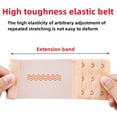 thumbnail image 4 of Women's Bra Extenders 1 Hook / 2 Hook / 3 Hook / 4 Hook Stretchy Soft Comfortable Bra Band Extension Strap, 4 of 6