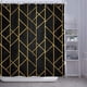 thumbnail image 5 of Cortina De Ducha Con Estampado Geométrico, Impermeable, Ideal Para El Baño. Diseño Degradado, Ojales Inoxidables, Tejido De Secado Rápido, Lavable a Máquina. Apta Para Uso Doméstico Y Hotelero., 5 of 6