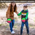 thumbnail image 4 of Muyoka Velcro Ball Game Catch Ball Set Ni帽os Diversi贸n Juego al aire libre Velcro Catch Ball Set Paddle Toss, 4 of 7