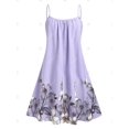 thumbnail image 4 of Conjunto de Talla Extra de Tirante Fino con Nudo Delantero Rosegal Vestidos casuales de talla grande, 4 of 5