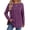Purple, variant on Fantaslook Color Block Long Sleeve Shirts for Women Lightweight Fall Sweaters Dressy Casual Tunic Tops
