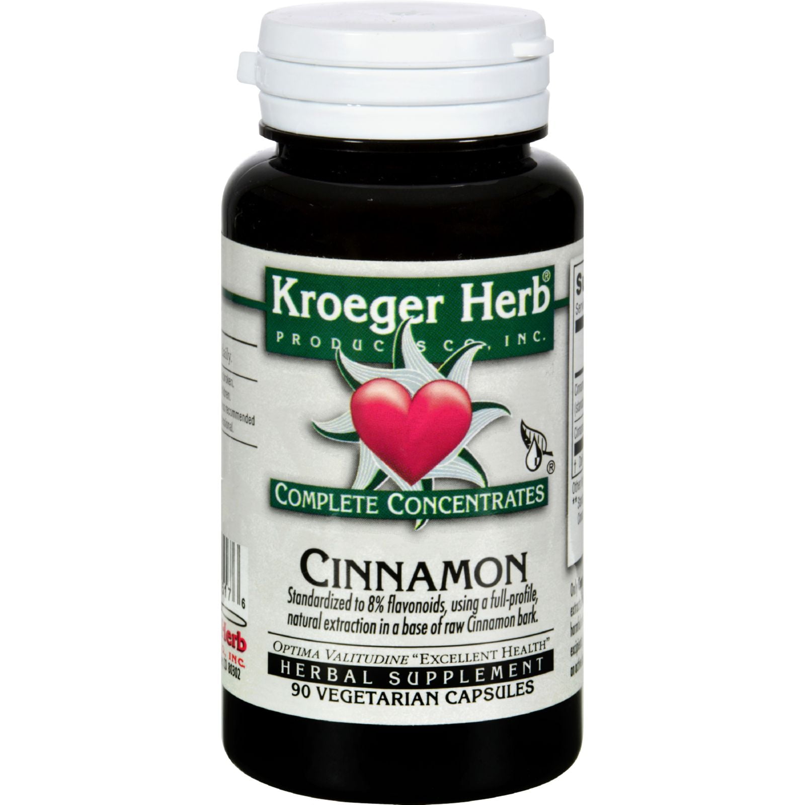 Kroeger Herb Cinnamon Complete Concentrate 90 Vegetarian Capsules