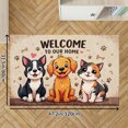 thumbnail image 2 of Welcome To Our Home Pets Soft Small Velvet Area Rugs Non Slip Indoor Floor Carpet for Living Room Bedroom Decor, 2 of 5