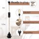 thumbnail image 3 of Chandelier Hemp Rope Cable 4.5m, E27 Socket Switch Wire Cable, For Diy Pendant Lamp Industrial Pendant Light Chandelier Socket Vintage Electric Wire (, 3 of 5