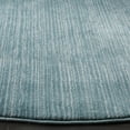 thumbnail image 4 of SAFAVIEH Vision Adrasteia Overdyed Solid Area Rug, Aqua, 5' x 5' Round - Modern Design, Aqua, Non-Shedding & Easy Cleaning, Ideal for Living Room, Bedroom, Dining Space, 4 of 13