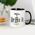 thumbnail image 4 of CafePress - Mr Fix It Mug - 11 oz Ceramic Mug - Novelty Coffee Tea Cup, 4 of 6
