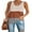 Brick Red, variant on Women's summer sports vest crew-neck color shirt exercise yoga casual T-shirt