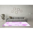 thumbnail image 3 of Ahgly Company Indoor Square Abstract Purple Modern Area Rugs, 3' Square, 3 of 4