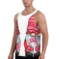 thumbnail image 2 of Fuzoiu Cute Valentine's Gnomes Men's Workout Tank Tops,Sleeveless Gym Shirt Quick Dry,Fitness Bodybuilding T-Shirt,Muscle Athletic Workout Tee-XX-Large, 2 of 7