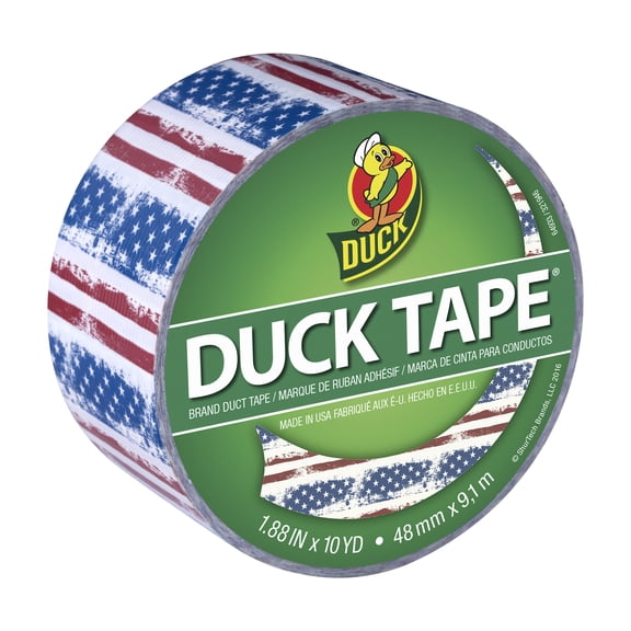 Duck Brand 1.88 in. x 10 yd. Americana Printed Duct Tape