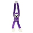 thumbnail image 3 of #Plushpals 27" Sloth Stuffed Animal Plush Toy Soft & Fluffy - Purple, 3 of 7
