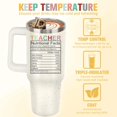 thumbnail image 4 of Teacher Gifts for Women -40Oz Tumbler Appreciation Gifts for Teachers Birthday Teachers'' Day Gifts Stainless Steel Tumbler with Handle and Straw Lid Cup Mug, 4 of 6